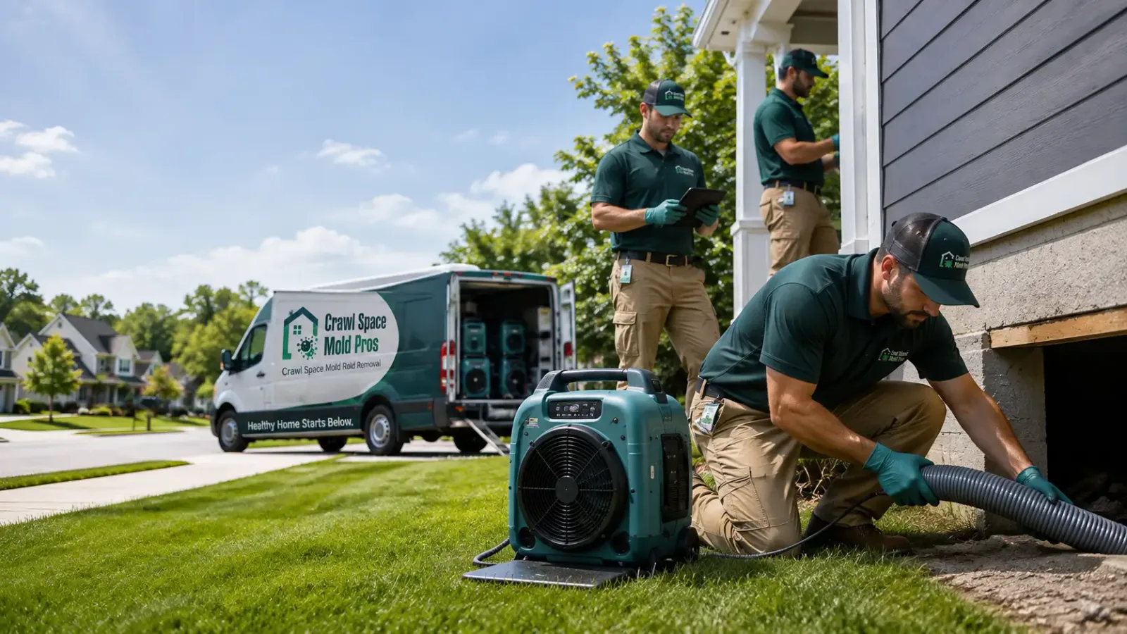Crawl Space Mold Removal in Little Suamico, WI
